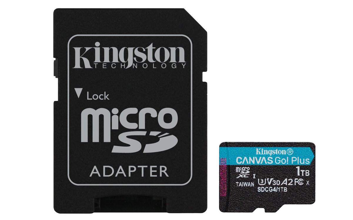 Memoria Microsdxc Kingston Canvas Go Plus Gen4 1Tb 200Mb/S A2 U3 V30 Sdcg4/1Tb