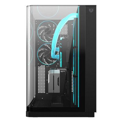 Gabinete Gamer Balam Rush Tankcurve 7800 Mediatorre Media Torre Negro Sin Fuente Br-941556