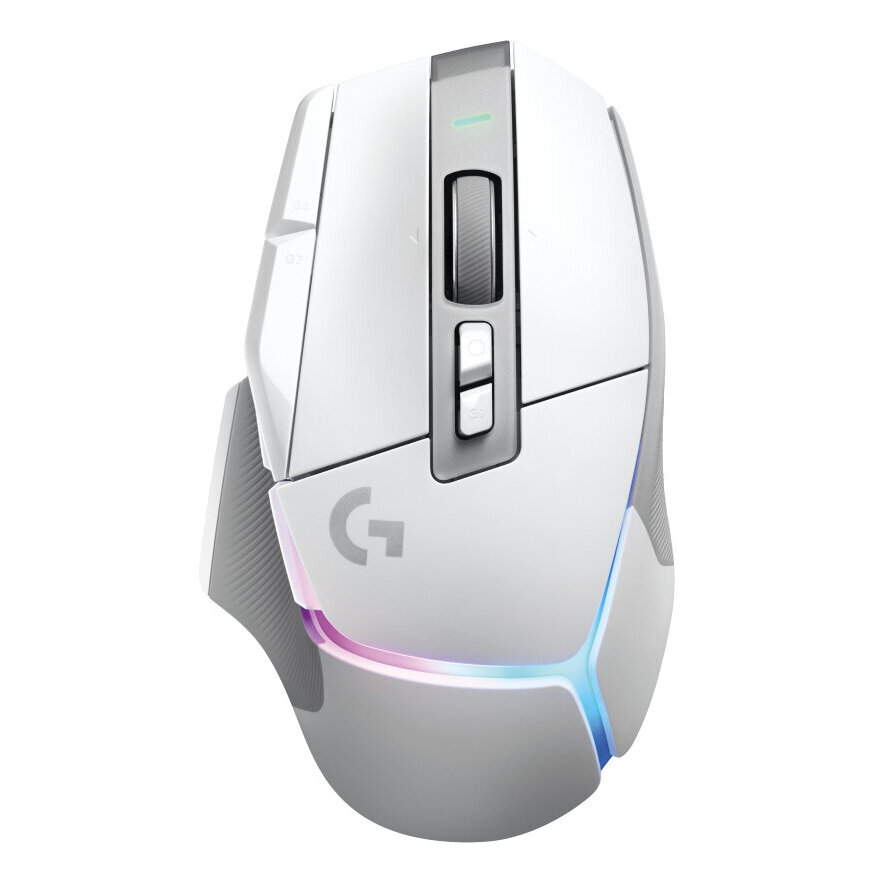 Mouse Logitech G502 X Plus Hero 2 Óptico 13 Botones 25600 Dpi Inalámbrico Rf Blanco 910-006170