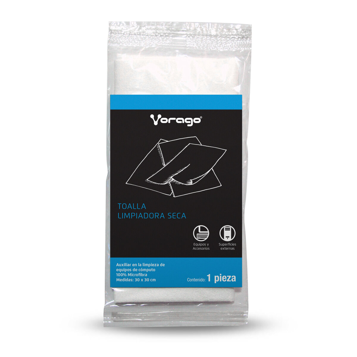 Toalla Seca Electrostatica Vorago 1 Unidad Cln-103
