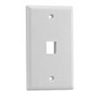 Face Plate Belden 1 Puertos Blanco Tipo Keystone Ax102660