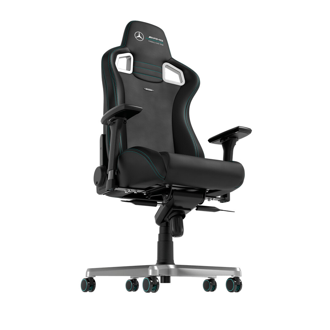 Silla Gamer Noblechair Epic Mercedes Hasta 120Kg Reposabrazos 4D Black Nbl-Epc-Pu-Mpf