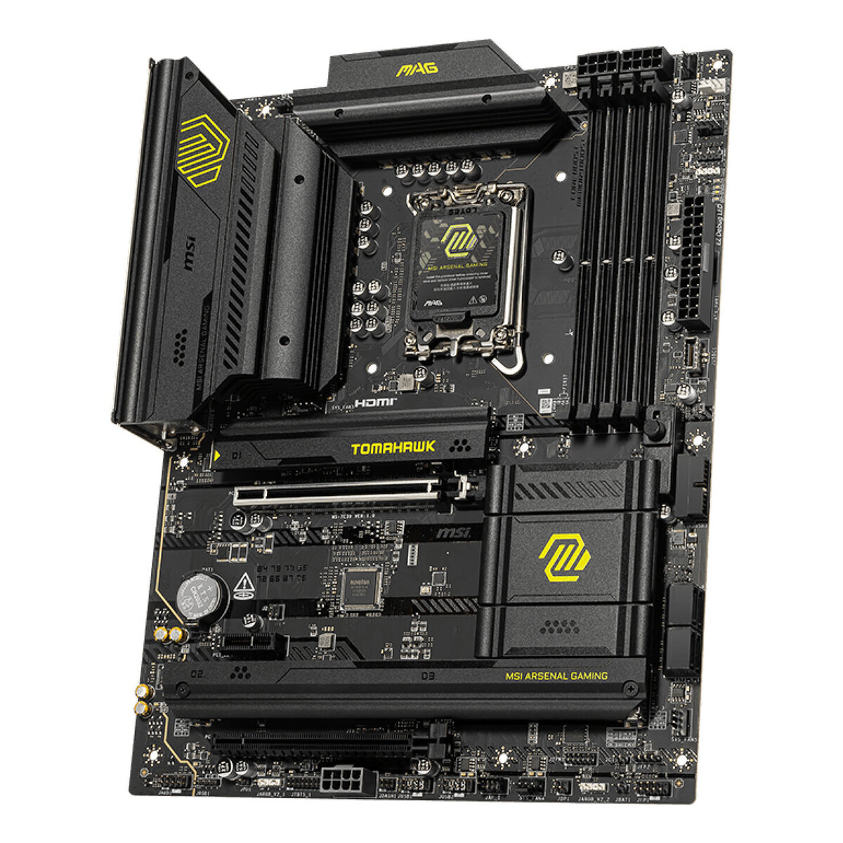 Tarjeta Madre Msi Mag B860 Tomahawk Wifi B860 Lga1851 Ddr5 256Gb Wifi7 5Gbe Atx 3Xm.2 824142390177