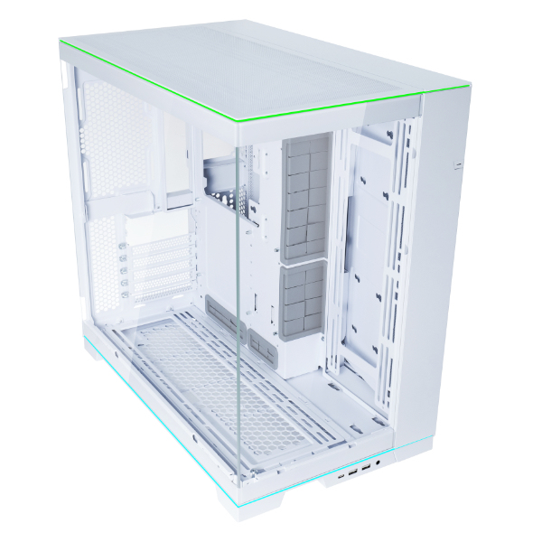Gabinete Lian Li 011 Evo Rgb Torre Atx/Eatx/Mini-Itx 2Xusb2.0 1Xusb-C Blanco Argb Pc-O11Dergbw