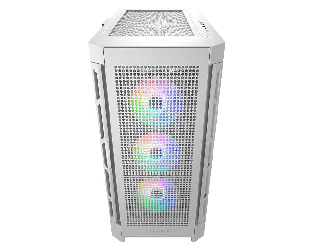 Gabinete Gamer Cougar Airface Pro Midi Atx Usb-C 2Xusb3 Blanco Rgb Templado 385Ad10.0004