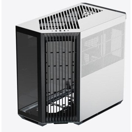 Gabinete Apnx V1 Midi Tower Atx Pc Negro Blanco 4711099479542