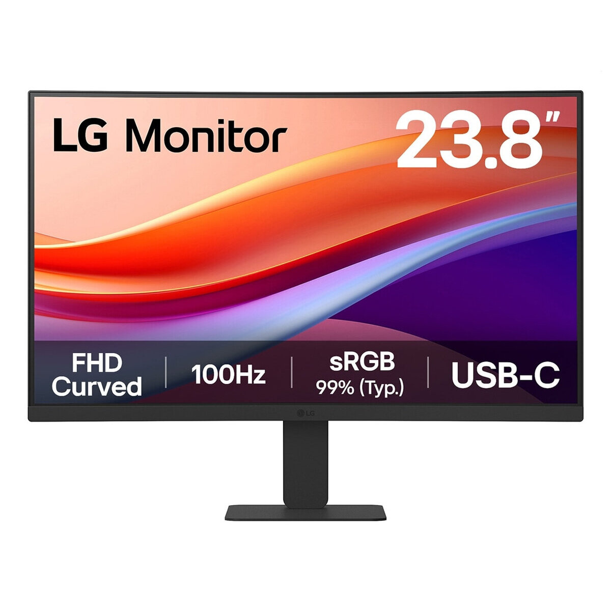Monitor Curvo Lg 24U421A-B 23.8" Full Hd 5Ms 100Hz Hdmi Negro Hdr10 24U421A-B