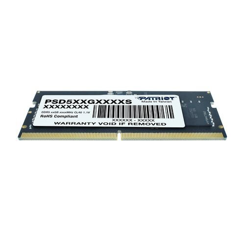 Memoria Ram Patriot 16Gb 1X16Gb Ddr5 5600Mhz Cl46 Sodimm Psd516G560081S