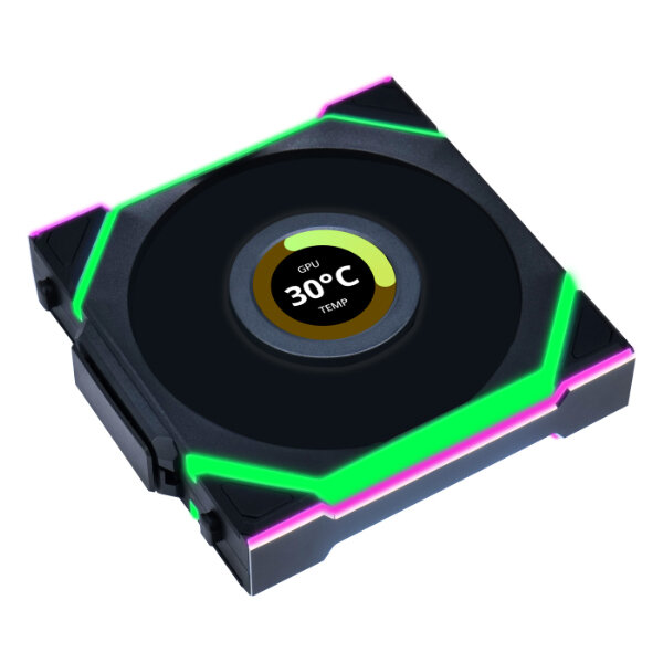 Ventilador Lian Li 12Sllcd1W3B 120Mm Lcd Wireless Argb G99.12Sllcd1W3B.00