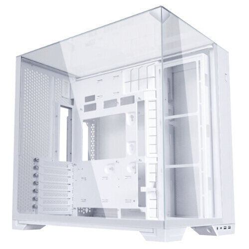 Gabinete Lian Li 011 Vision Compact Torre Eatx/Atx 2Usb 1Usb-C Blanco Vidrio G99.O11Vpw.00