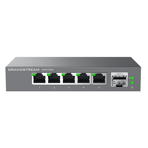 Switch Grandstream Gwn7700M No Administrado 5 Puertos 2.5G 1 Sfp+ Gwn7700M