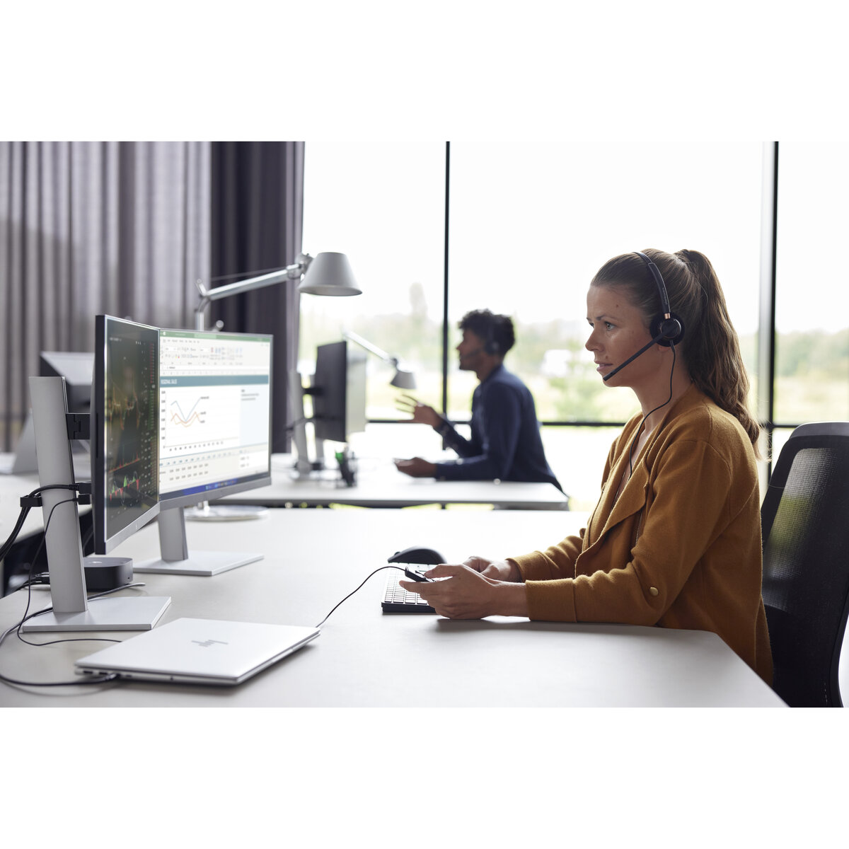 Auricular Plantronics Encorepro 525 Usb-A Stereo Alámbrico Boom 783R3Aa