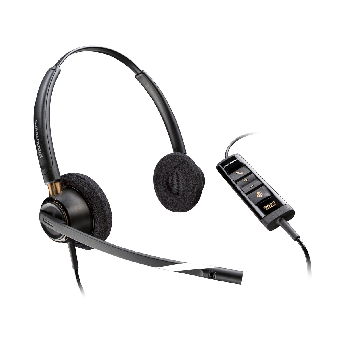 Auricular Plantronics Encorepro 525 Usb-A Stereo Alámbrico Boom 783R3Aa