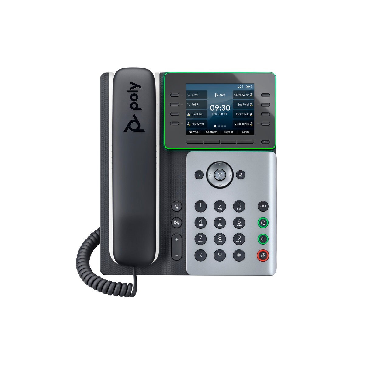 Teléfono Ip Polycom Edge E320 Poe Ips 3.5" 8 Líneas 82M88Aa