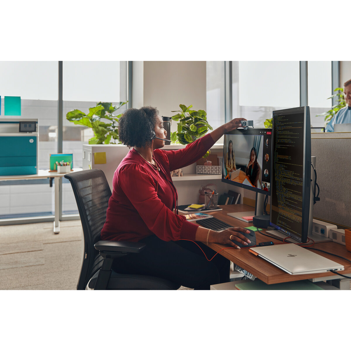 Auriculares Plantronics Blackwire 3320 Usb-C Adaptador Alámbrico 8X219Aa