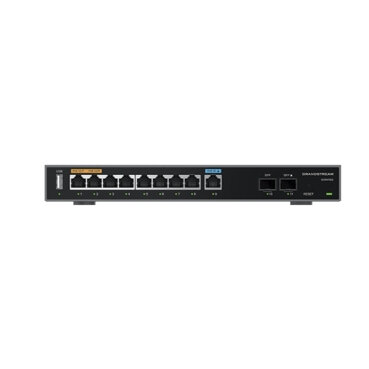 Router Grandstream Gwn7003 Wifi 5 Doble Banda Gigabit Mu-Mimo 9 Puertos 2 Sfp Poe Negro Gwn7003