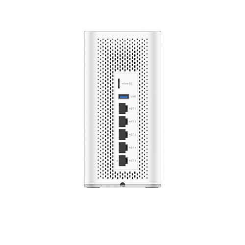 Ruteador Grandstream Gcc6010W Wifi-6 802.11Ax 1Gbit/S 5Xgige 4Xpoe 2Xsfp 1Xusb Blanco Gcc6010W