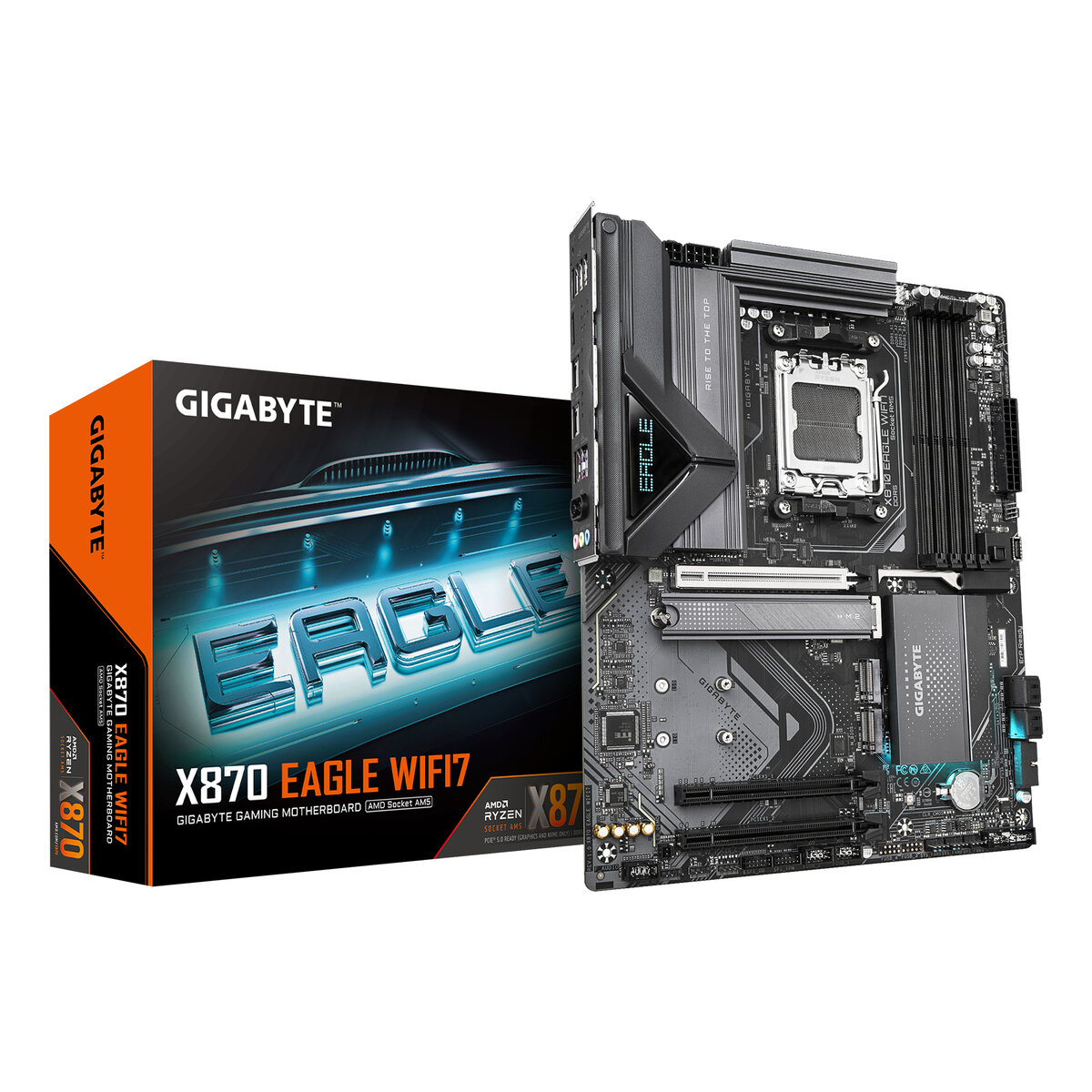 Tarjeta Madre Gigabyte X870 Eagle Wifi7 Amd X870 S-Am5 4X Ddr5 Hdmi Atx Bt Atx