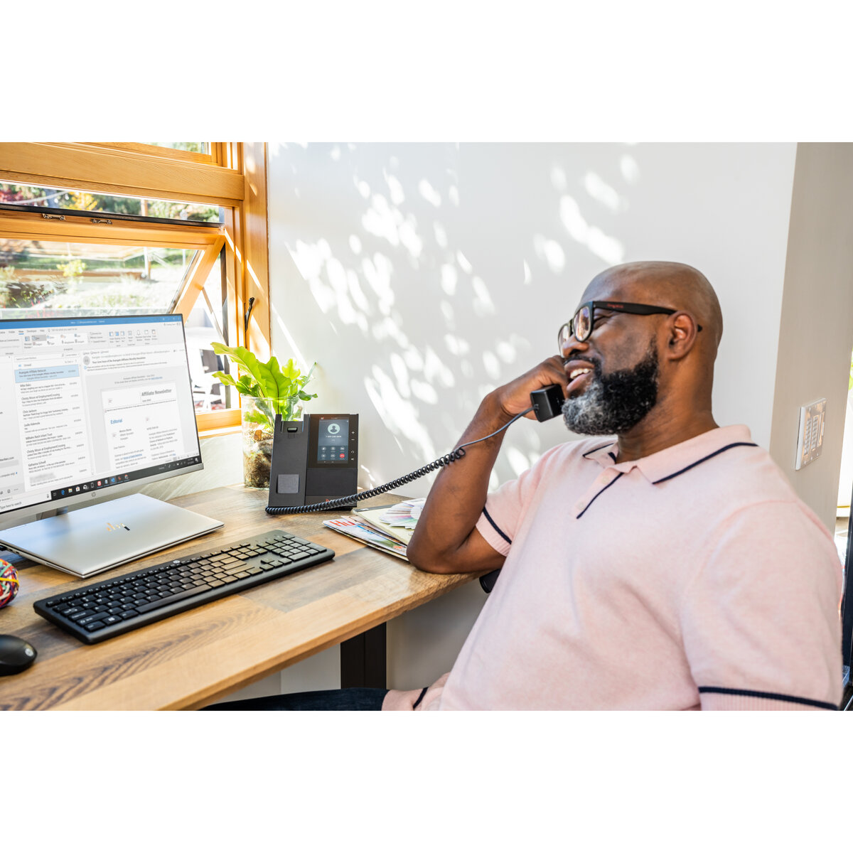 Teléfono Ip Polycom Ccx 505 Poe Sip Abierto Wifi 82Z82Aa