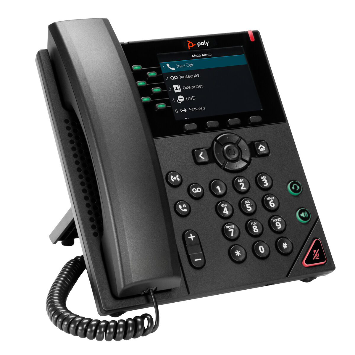 Telefono Ip Polycom Vvx 350 6 Lineas Poe Gigabit Ethernet 89B68Aa