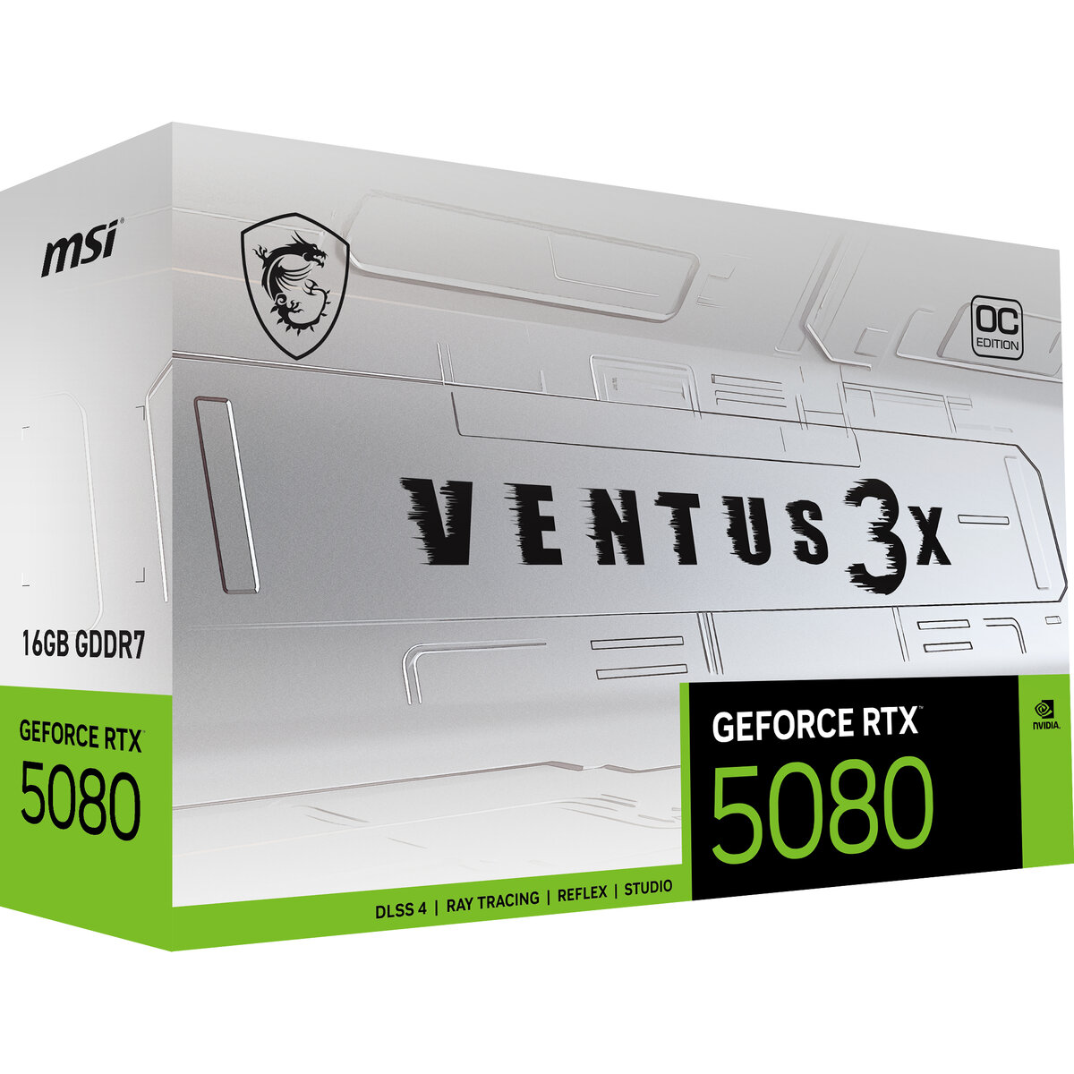 Tarjeta Grafica Msi Geforce Rtx 5080 Ventus 3X Oc 16Gb Gddr7 1Xhdmi 3Xdp Tvimsigefrtx508016Gv