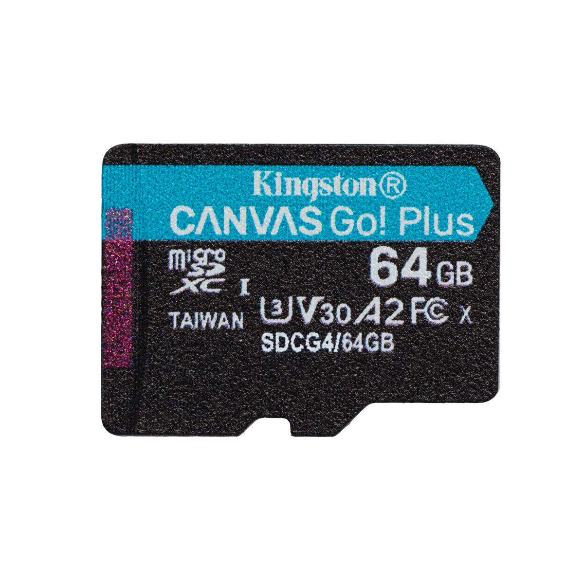 Memoria Microsd Kingston Canvas Go Plus 64Gb Microsdxc 200Mb/S U3 V30 A2 Sdcg4/64Gbsp