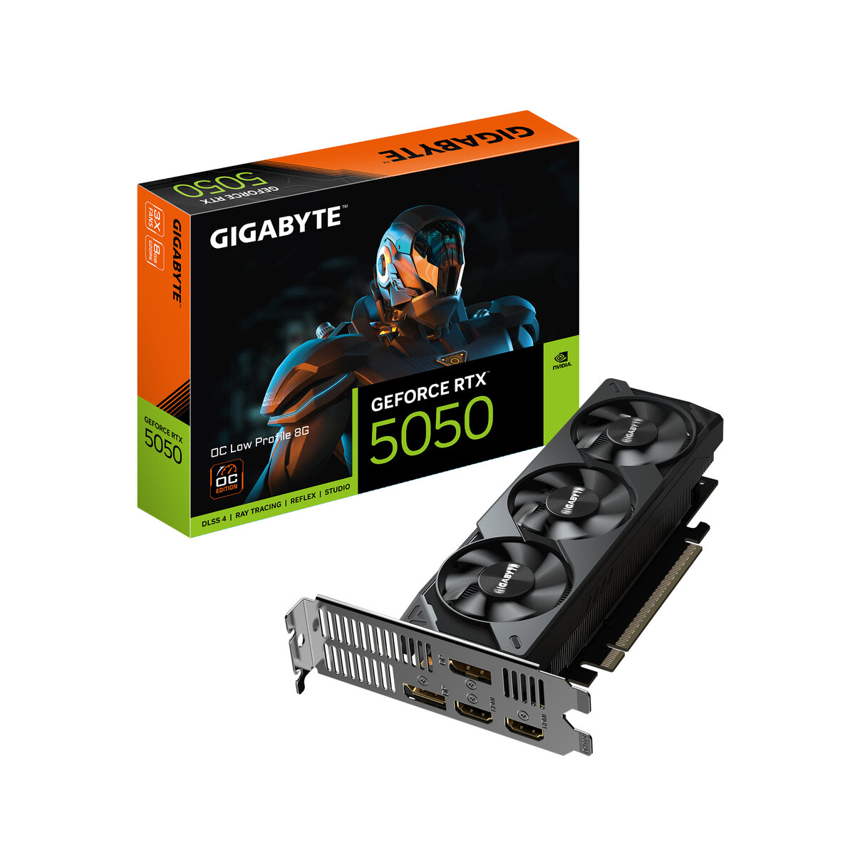 Tarjeta Grafica Gigabyte Geforce Rtx 5050 Oc 8Gb Gddr6 2Xdp 2Xhdmi Low Profile Gv-N5050Oc-8Gl