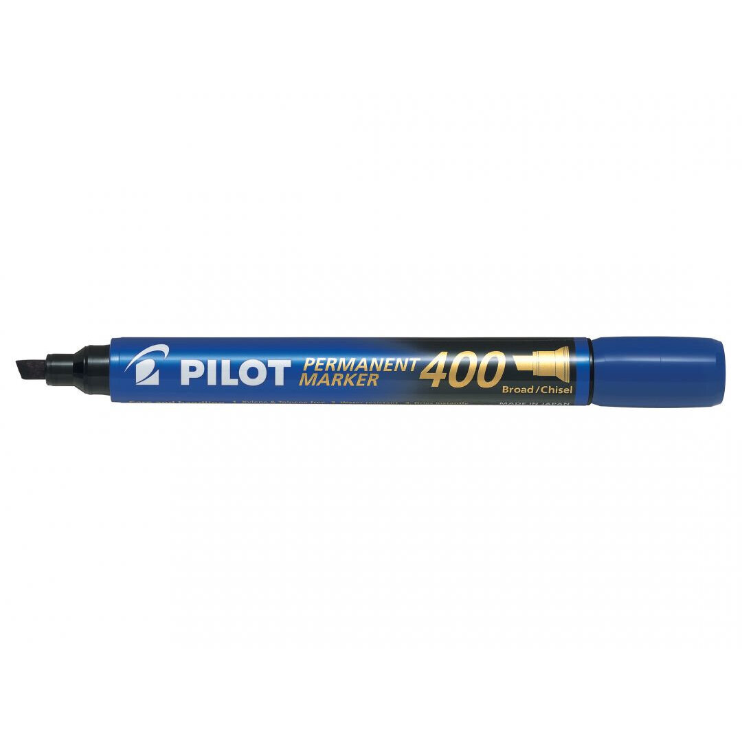 Marcador Permanente Pilot Azul C/12 Articulos Escolar Y Oficina