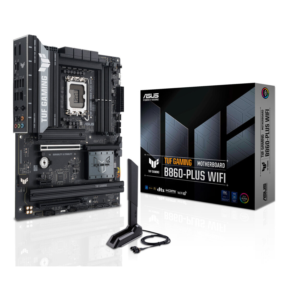 Tarjeta Madre Asus Tuf Gaming B860-Plus Wifi Intel B860 Lga1851 Ddr5 4Dimm Wifi7 Atx 90Mb1Jl0-M0Eay0