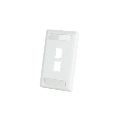 Placa De Pared Superior Essex 403Hdj12-88 Blanco Policarbonato Rj-45 2 Puertos 403Hdj12-88