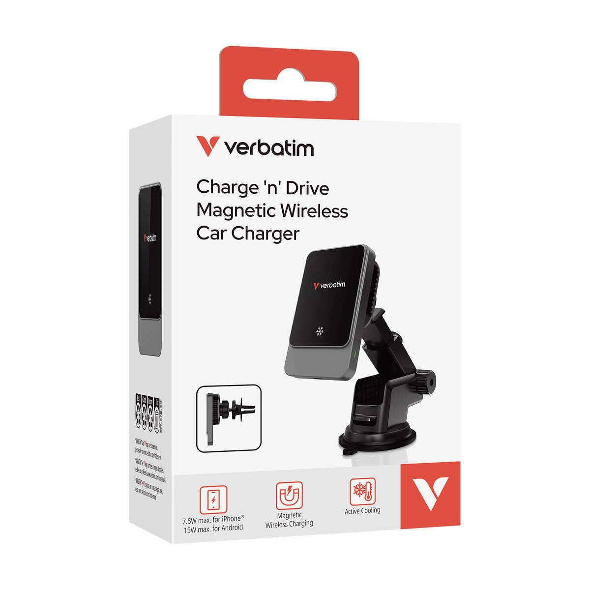 Cargador Inalambrico Verbatim 15W 5-12V Usb Negro Carga Rapida 31862