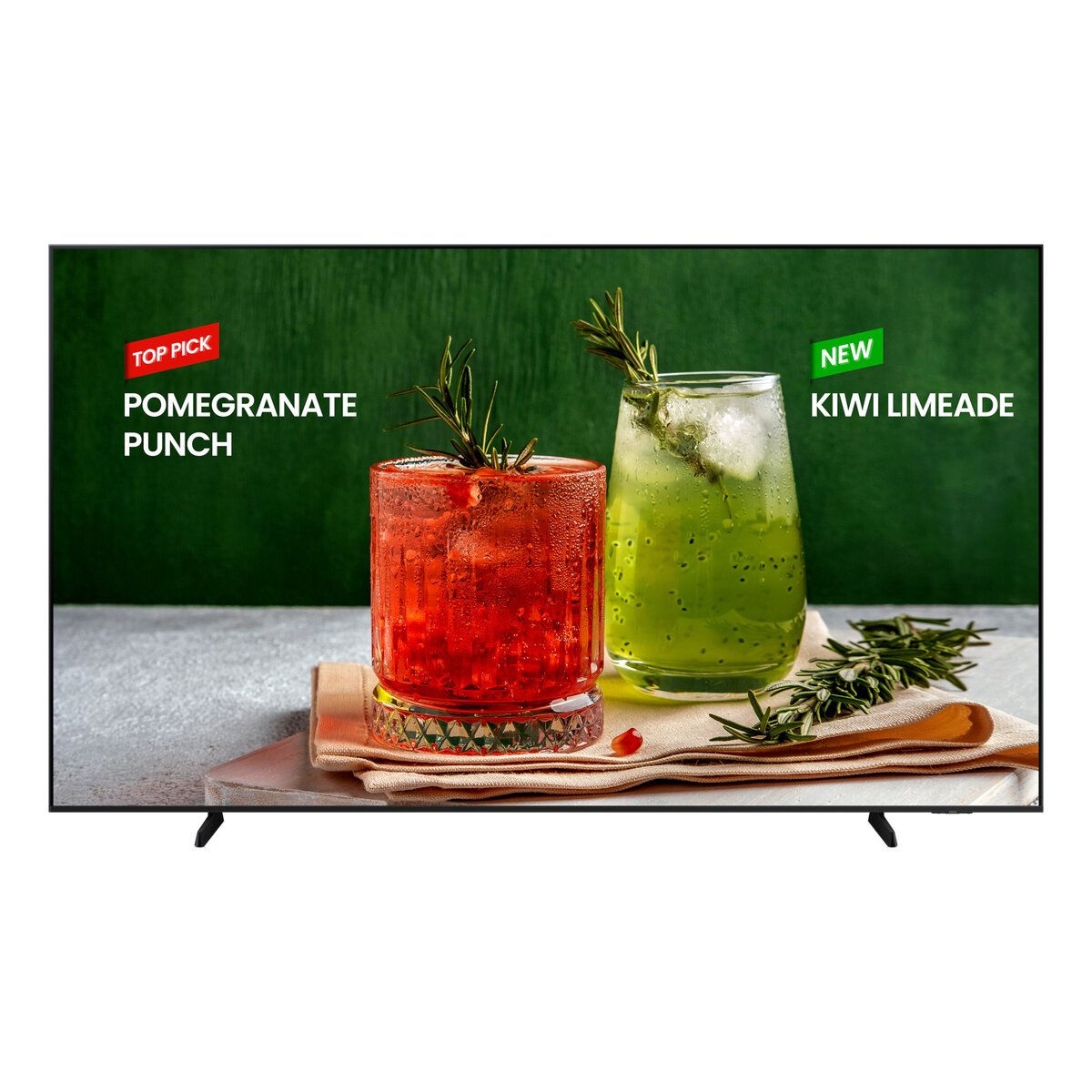 Pantalla Comercial Plana Samsung Lh98Bedhvgfxzx 98" 4K 3Hdmi/2Usb/Rj45 Negro Wifi Lh98Bedhvgfxzx