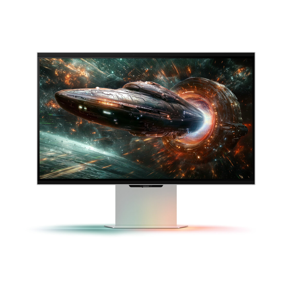 Monitor Gamer Samsung Odyssey 27 3840X2160 165Hz 1Ms Freesync 2Hdmi 1Dp Usb3 Plata 4K Ls27Fg900Xnxzx