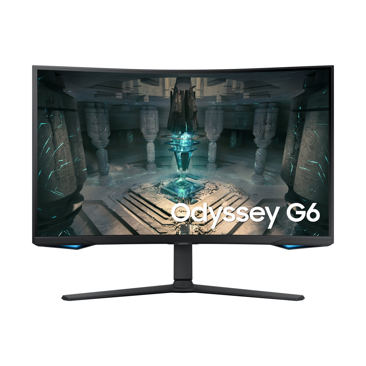 Monitor Gamer Curvo 1000R Samsung G6 32" 2560X1440 240Hz 1Ms Freesync Ls32Bg650Elxzx