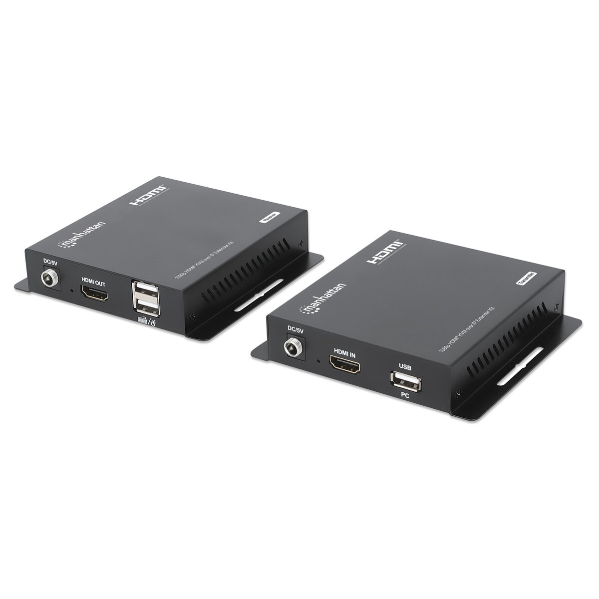 Extensor Video Manhattan 208413 Hdmi - Rj45 Cat6 120M Negro 1080P 208413