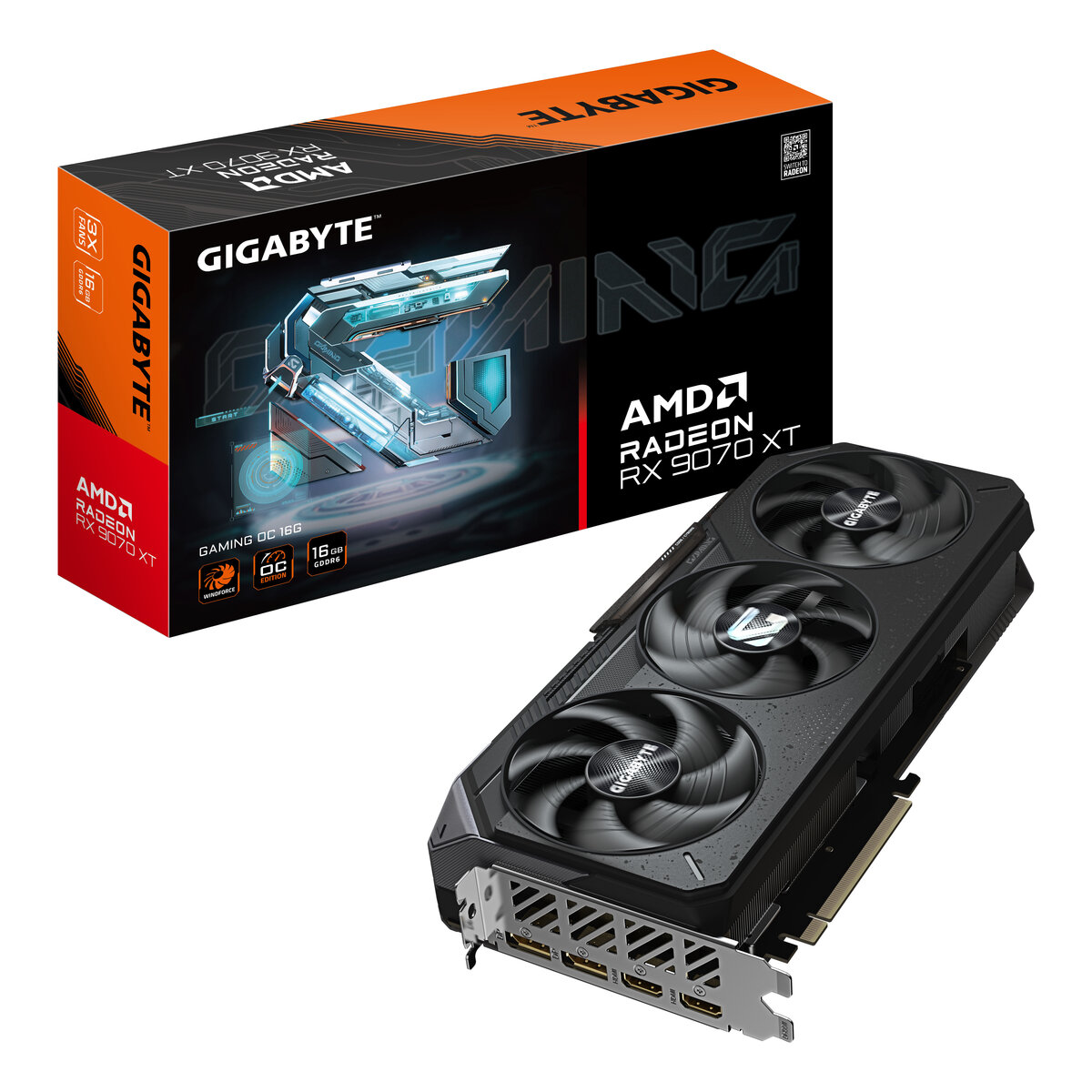 Tarjeta Grafica Gigabyte Radeon Rx 9070 Xt Gaming Oc 16Gb 2Dp 2Hdmi Pcie5.0 Gv-R9070Xtgamingoc-16Gd
