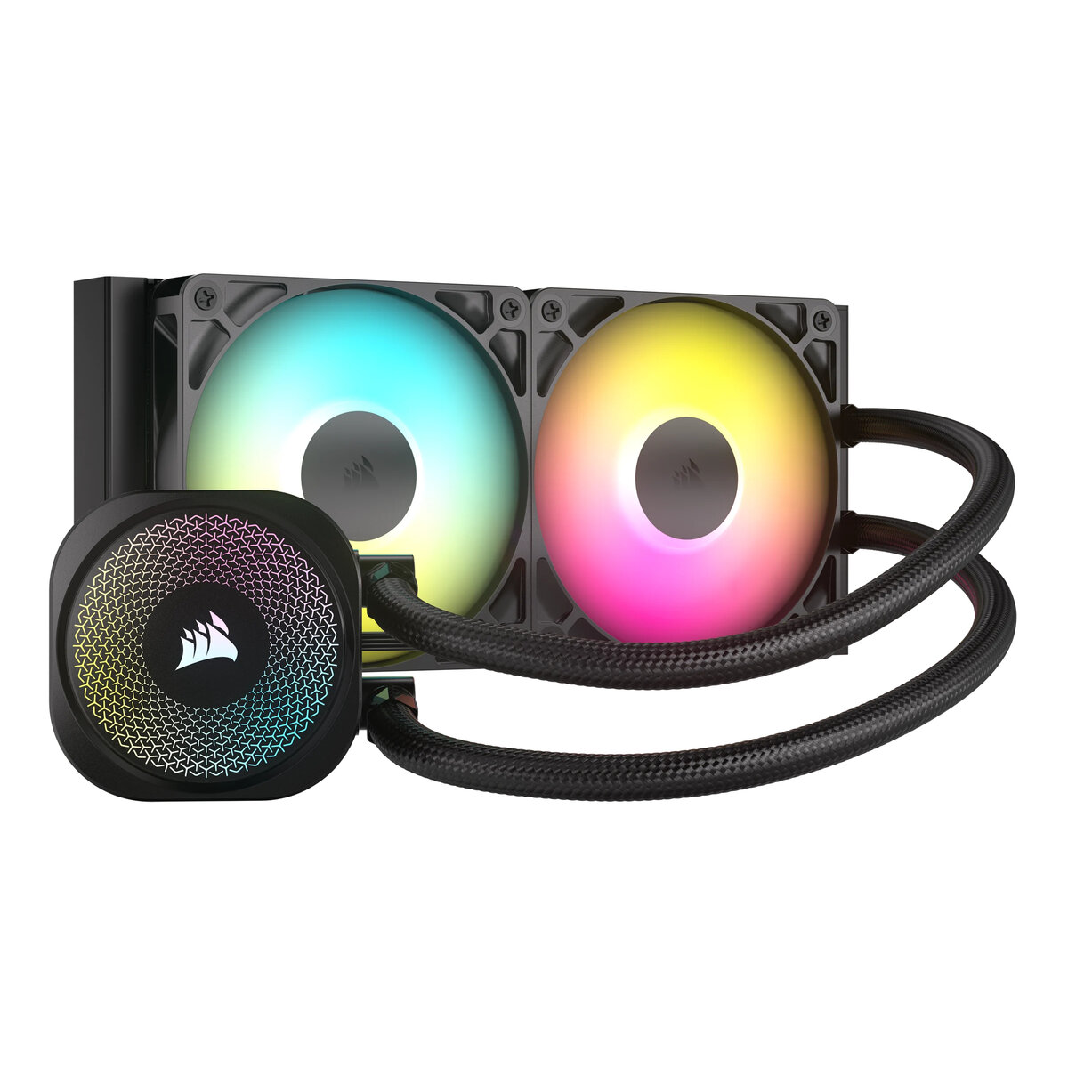 Enfriamiento Líquido Aio Corsair Nautilus 240 Rs 240Mm 2X120Mm 2100Rpm Negro Argb Cw-9060092-Ww