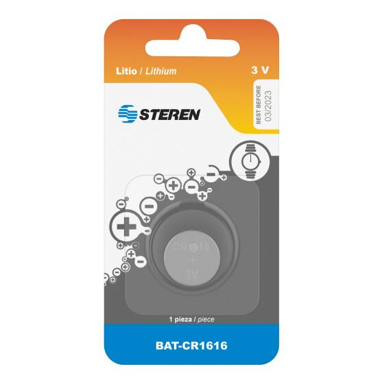 Pila Litio Steren Cr1616 3V 55Mah Bat-Cr1616