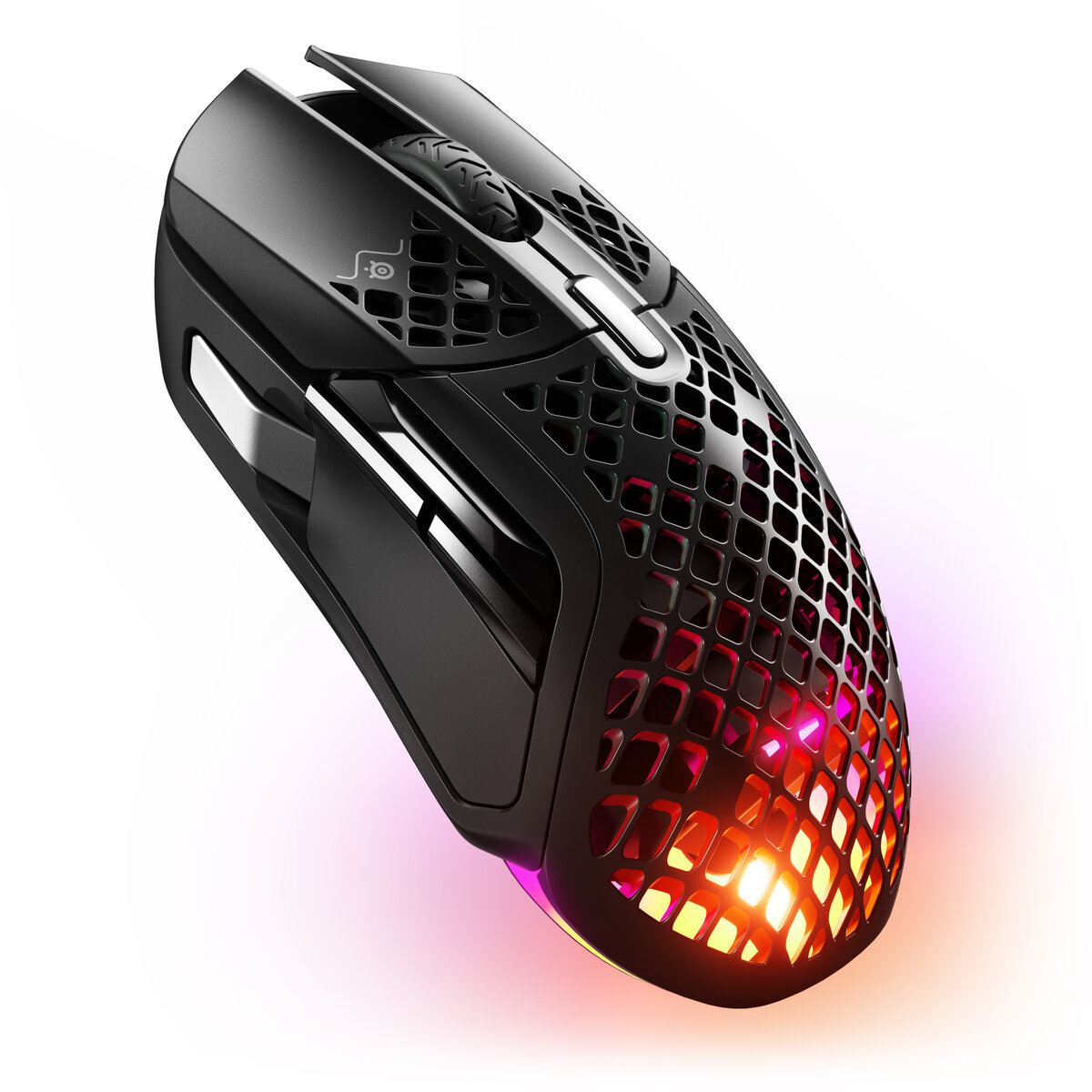 Mouse Steelseries Aerox 5 Wireless Óptico 18000 Dpi 9 Botones Rgb Bluetooth Wireless 62406