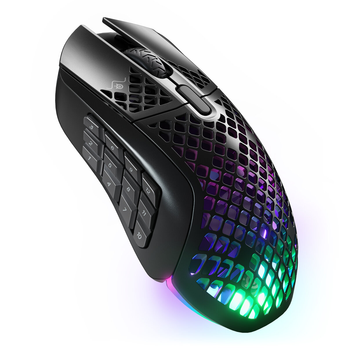 Mouse Gamer Steelseries Aerox 9 Óptico 18000Dpi 18 Botones Rgb Wireless Bluetooth Ambidextro 62618