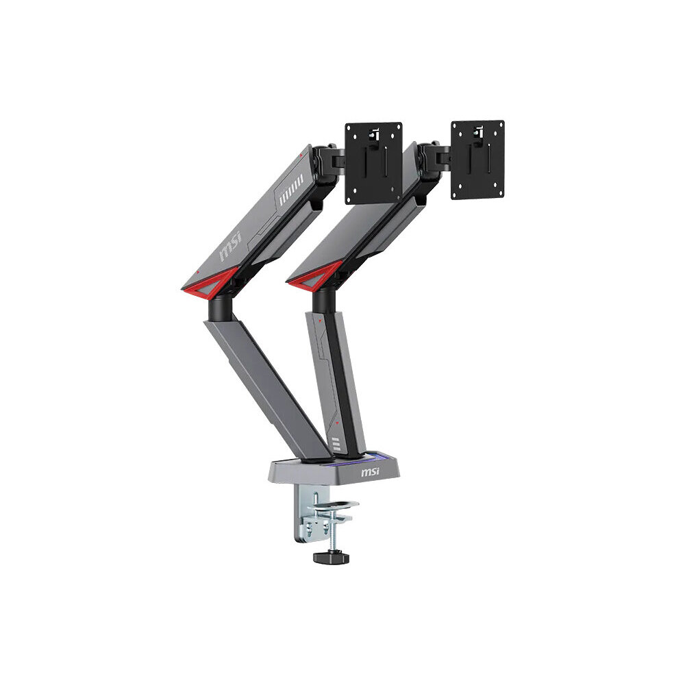 Soporte Para Monitor Msi Mpg Mt161Dr Doble Brazo Articulado 17"-38" Vesa 75/100 Mpg Mt161Dr
