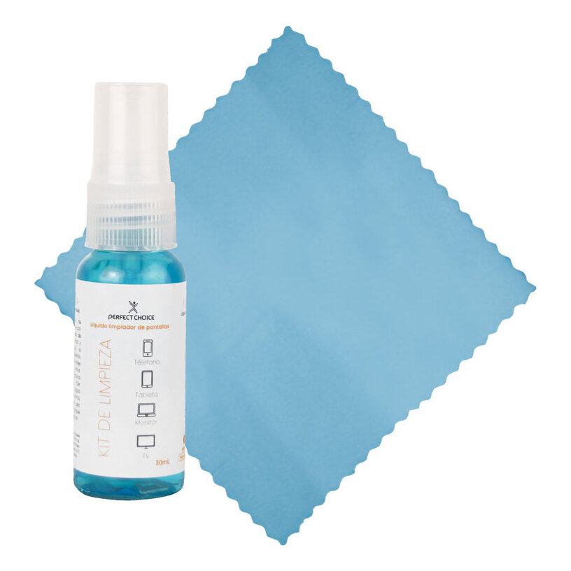 Kit Limpieza Perfect Choice Pc-030362 Liquido Y Paño Microfibra 30Ml Pantallas Pc-030362