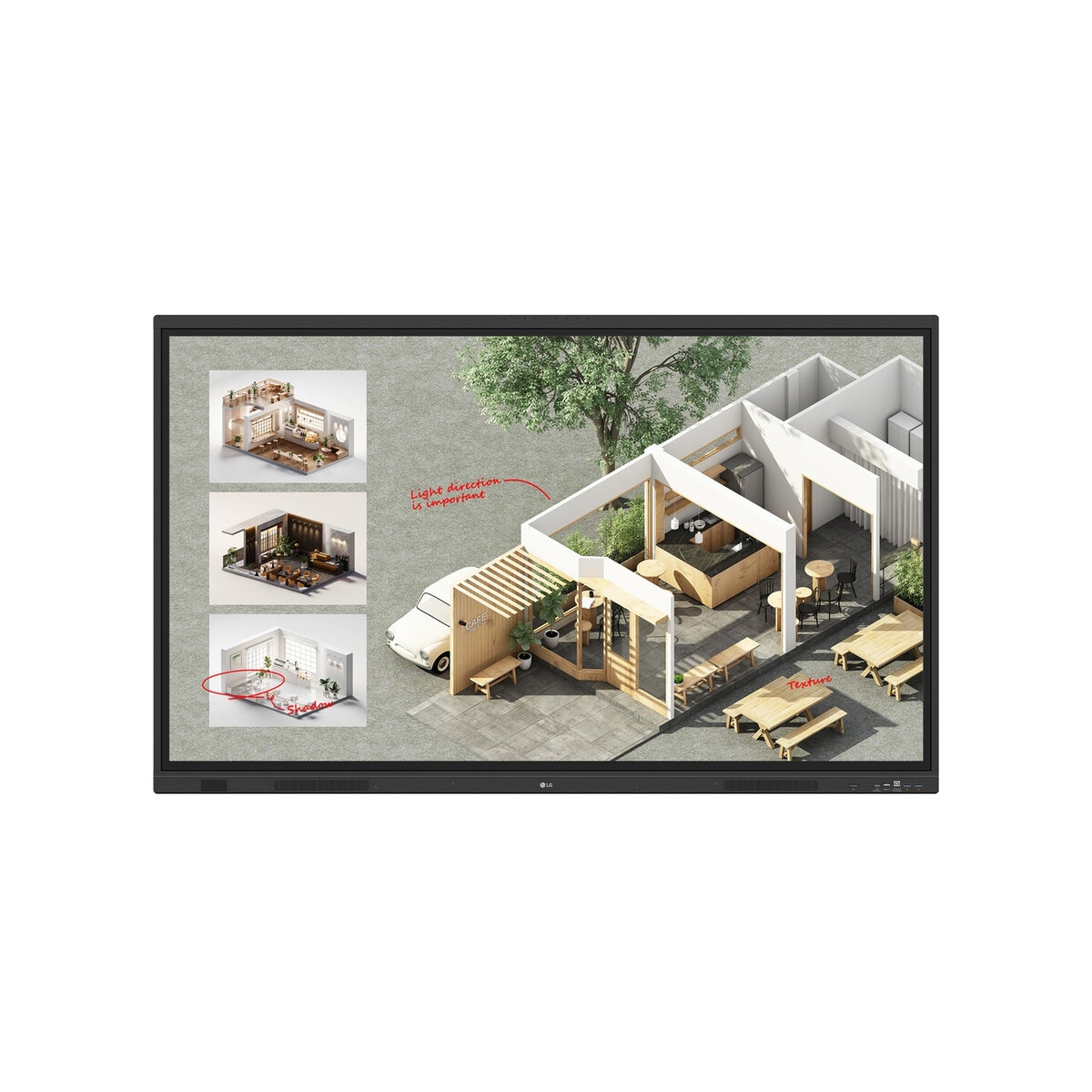 Pantalla Comercial Multitouch Lg 65Tr3Dq 65" 4K 3840X2160 Android Hdmi/Usb Negro 40P 65Tr3Dq