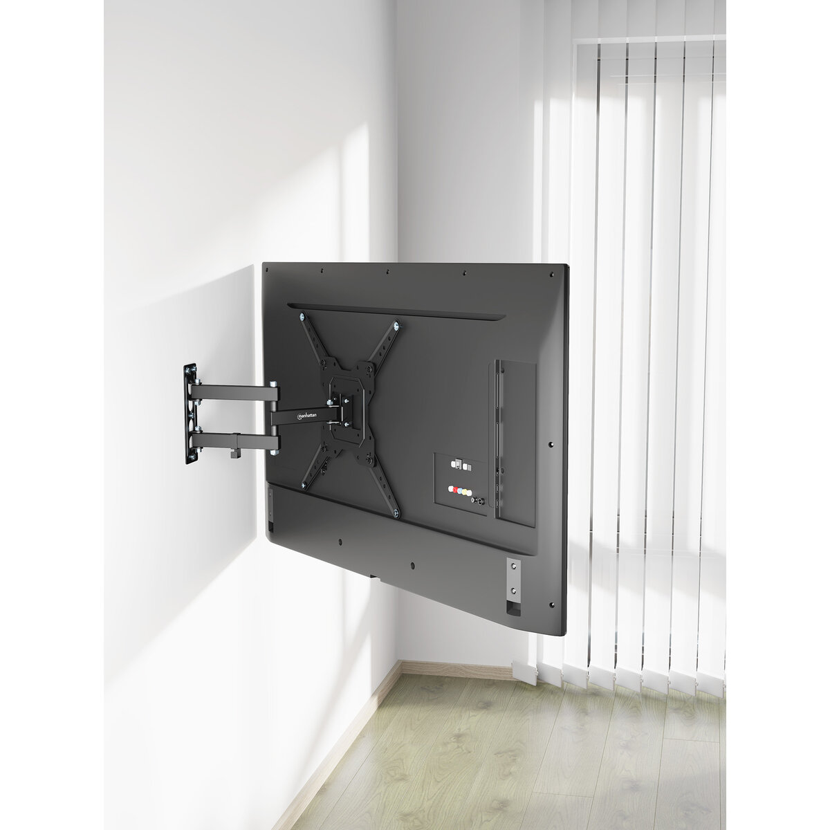 Soporte Tv Manhattan Mncsopab110 Carga 30Kg Vesa 100X100-400X400 Articulado 462624
