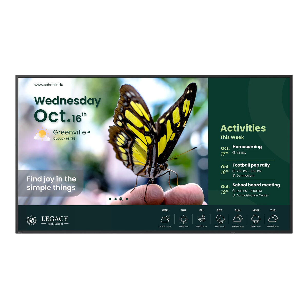 Pantalla Comercial Plana Benq St5504 55" 4K Uhd Android Procesador 350Cd/M2 2Xhdmi 9H.S41Tb.Re2