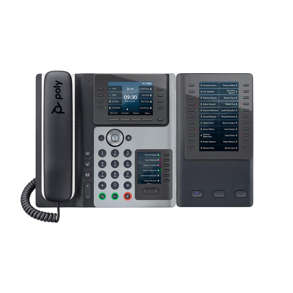 Teléfono Ip Polycom Edge E400 Poe 8 Líneas Ips 3.5" 2200-87835-025