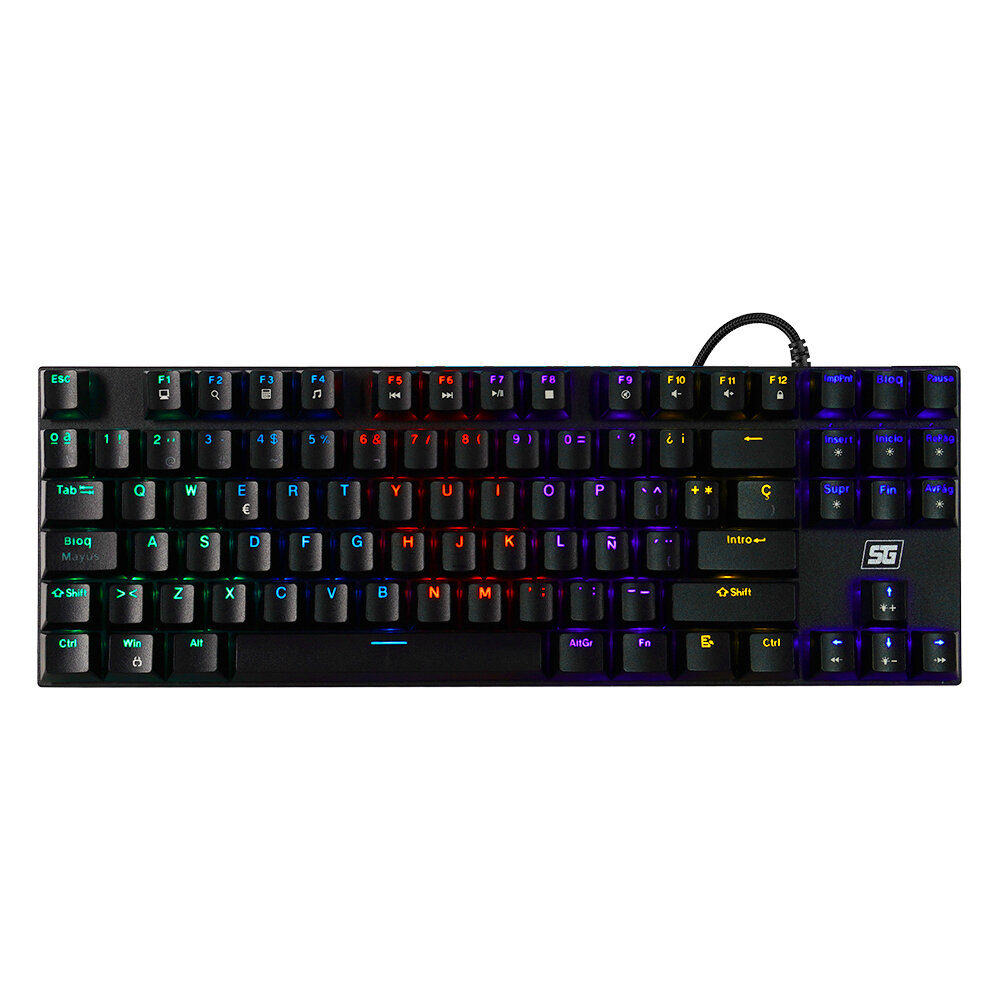 Teclado Mecanico Gamer Vorago Start The Game Kb-600 Rgb 65% Anti-Ghosting Alámbrico Usb APEN BOX A