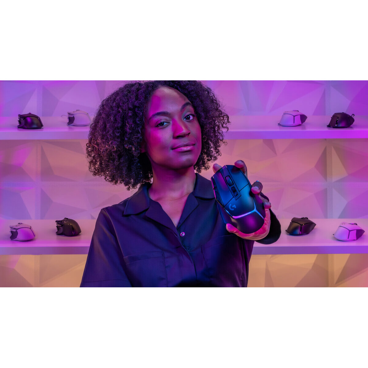 Mouse Logitech G502 X Plus Hero 2 Óptixo 13 Botones 25600 Dpi Inalámbrico Rf Negro 910-006161