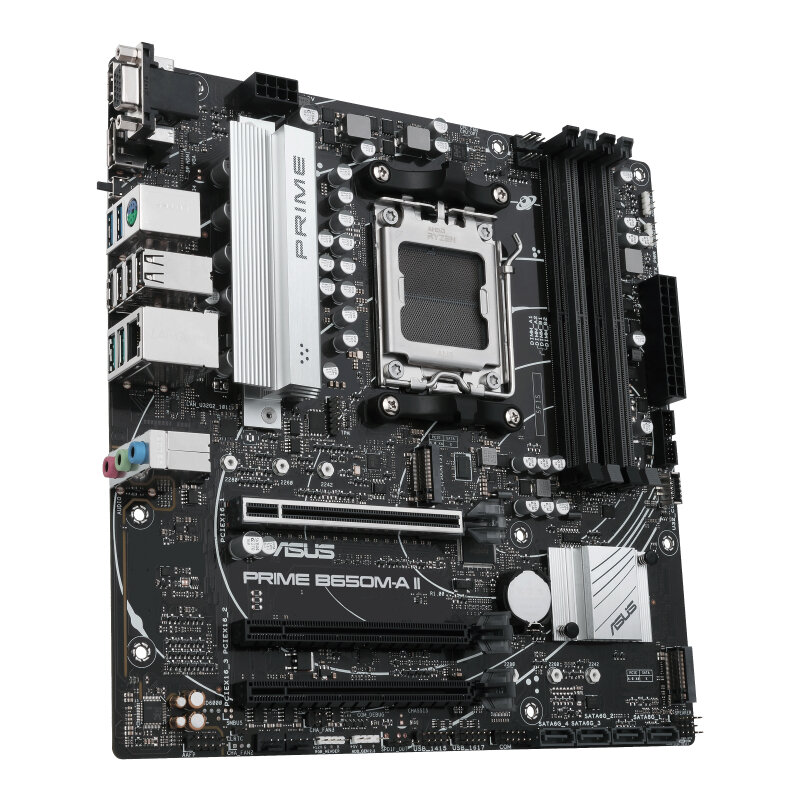 Tarjeta Madre Asus Prime B650M-A Ii Amd B650 Am5 Ddr5 128Gb M.2 Pcie5 Micro Atx 90Mb1Eh0-M0Eay0