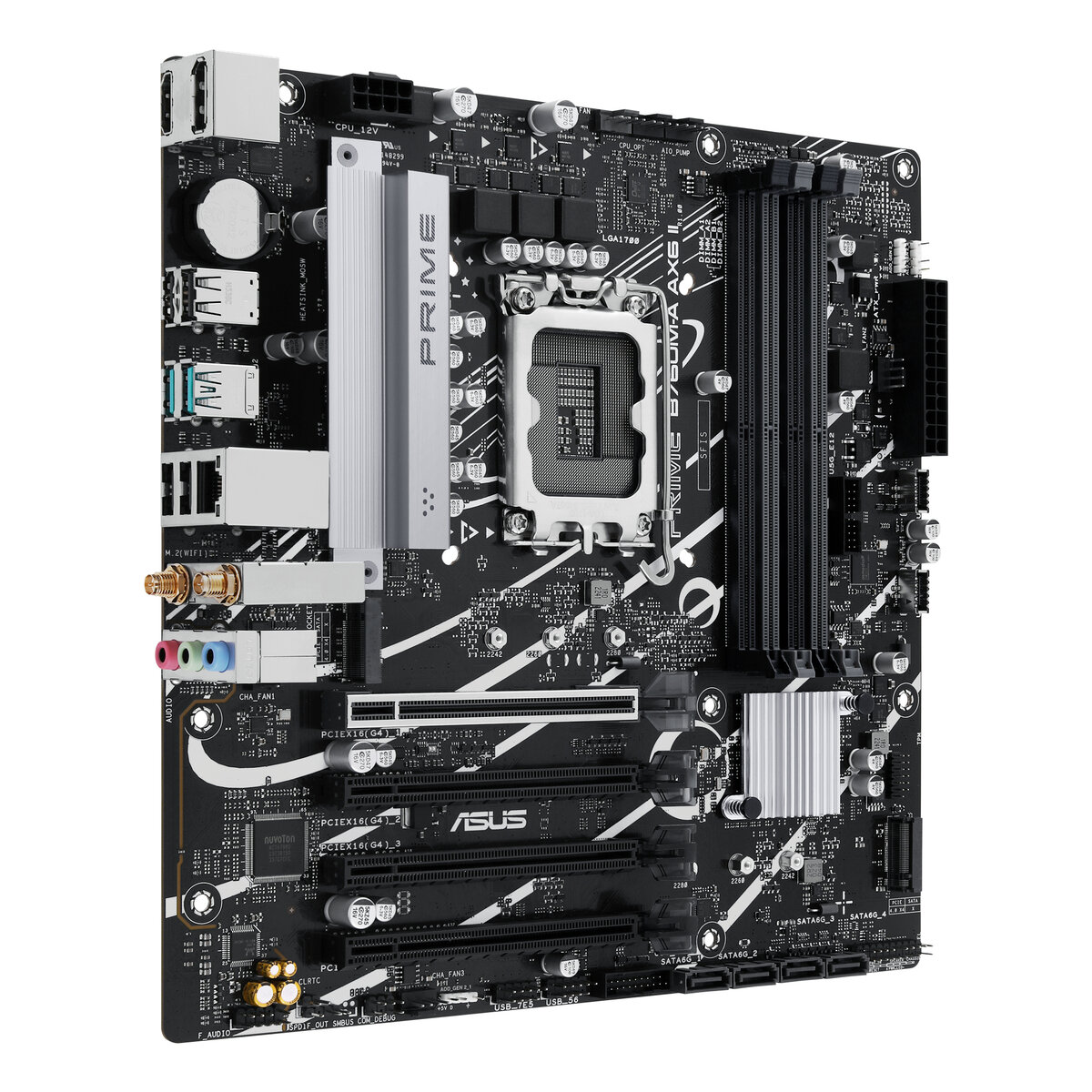 Tarjeta Madre Asus Prime B760M-A Ax6 Ii B760 Lga1700 Ddr5 Wifi6 Matx Hdmi Dp Ax6 Ii